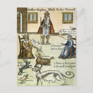 Matthew Hopkins (D 1647) Vykort