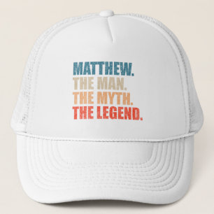 Matthew mannen myth the legend T-Shirt Keps