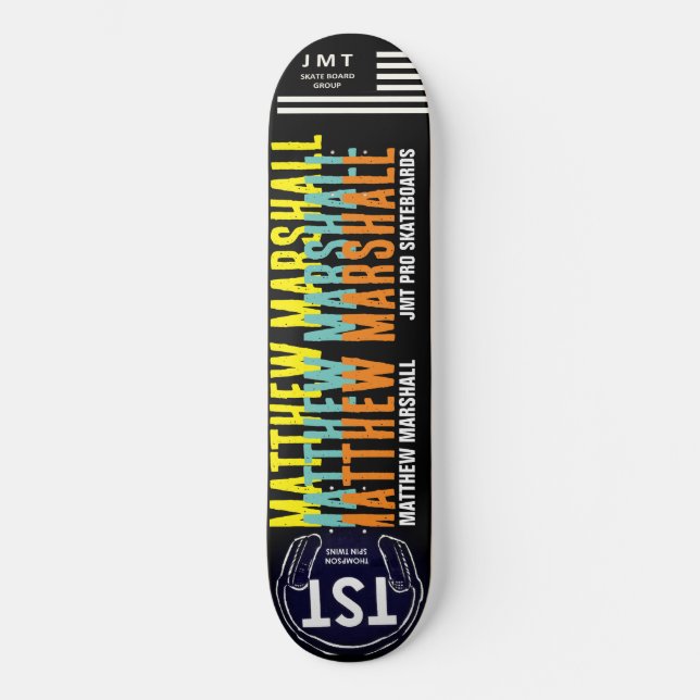 MATTHEW MARSHALL 8 1/4’ Skateboard Deck (Framsida)