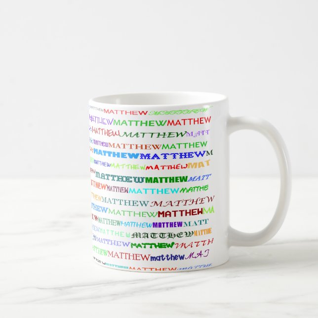 Matthew Text Design II Mugg II (Höger)