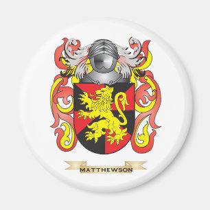 Matthewson vapensköld (familjvapenskölden) magnet