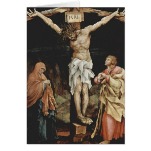 Matthias Grünewald- crucifixionen Hälsningskort