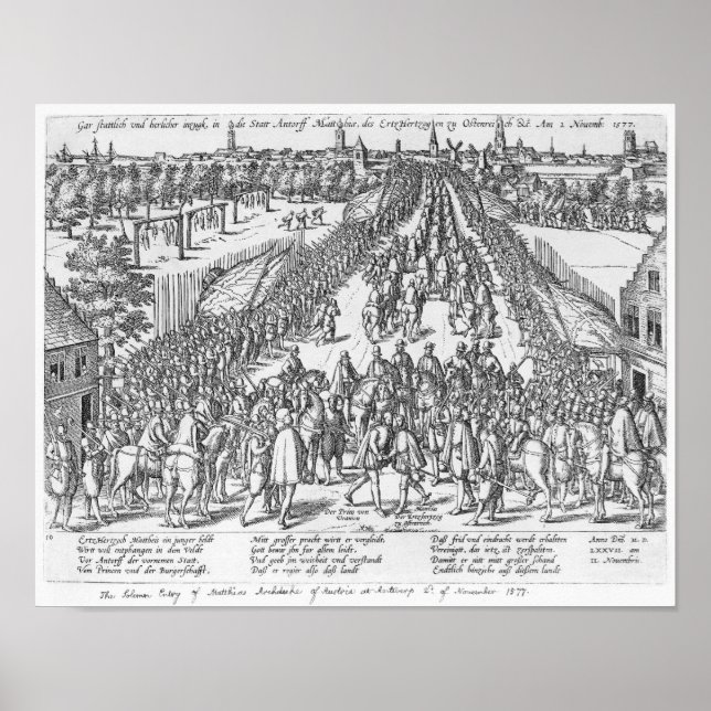 Matthias högtidliga post poster (Framsidan)