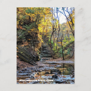 Matthiessen State Park, Utica Illinois Vykort