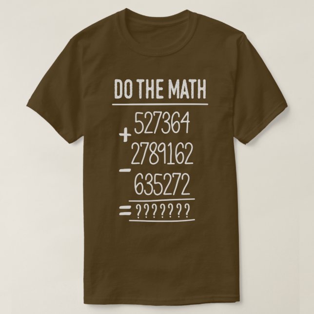 Matthökarelärare gör rätt roligt t shirt (Design framsida)