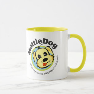 MattieDog lycklig mugg