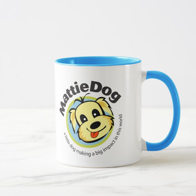 MattieDog lycklig mugg (Höger)