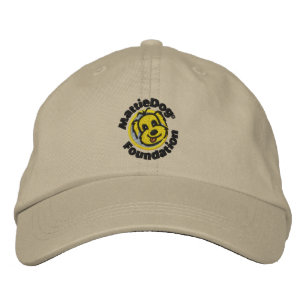 MattieDog Mocha Hat Broderad Keps