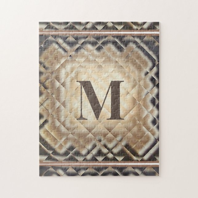 Måttkvadrat -M Pussel (Vertikal)