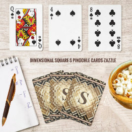Måttkvadrat- S Casinokort