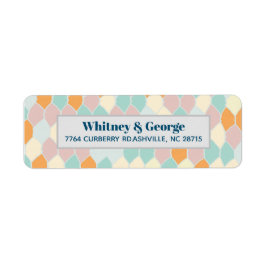 Måttligt Retro | Returadressetikett Returadress Etikett