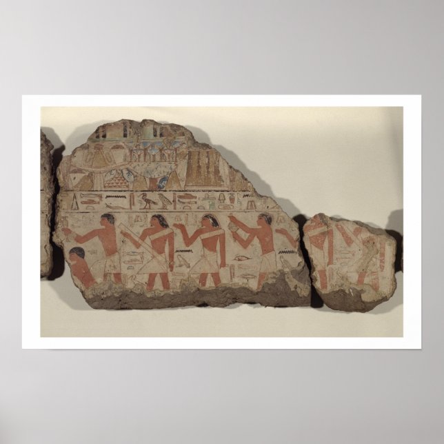 Måttmålare, detaljer om kulturpräster (pai) poster (Framsidan)