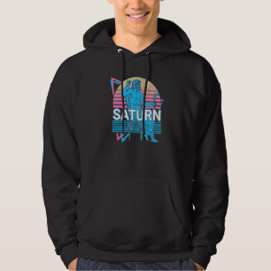 Mättnad Gud av den tidens romerska mytologi Retro Hoodie
