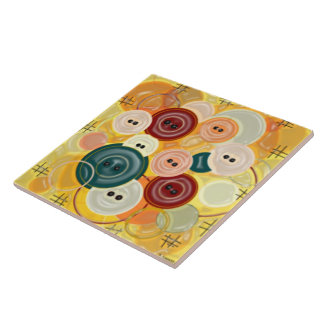 Måttpanel för sömingsknappar kakelplatta