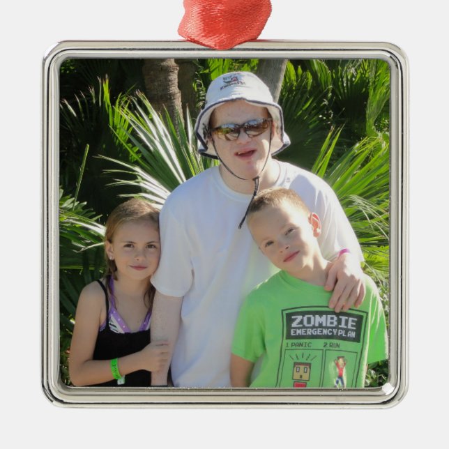 Matts anpassningsbar julgransprydnad metall (Framsidan)