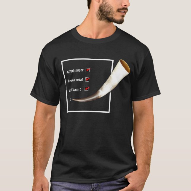 Matts kontrollista t-shirt (Framsida)