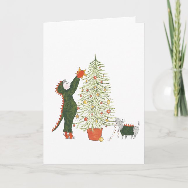 Matty och Ty-julkort Kort (Framsida)