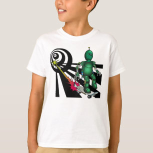 Mattzu Skateboarding Robot T-shirt