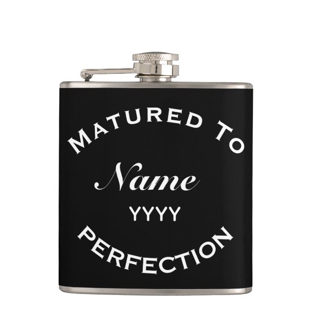 Matured To Perfection Personalised Birthday Gift Fickplunta (Framsidan)