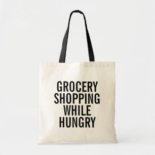 Matvaruinkop medan du är hungrig Totebag Tygkasse