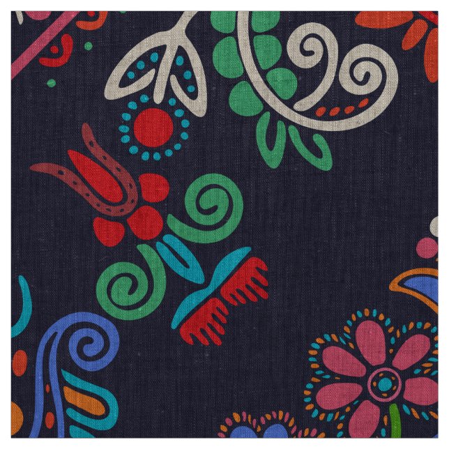 Matyo mönster tyg (Provkarta)