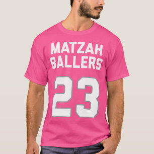 Matzah Baller 23 Funny Jewish Matzo Boll Pun Baske T Shirt