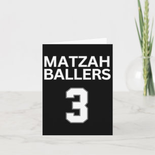 Matzah Ballers 3 Roliga Judiska Skämt Basketlag Kort