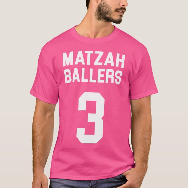 Matzah Ballers Jersey (Ingen vill ha detta Noah) T Shirt (Framsida)