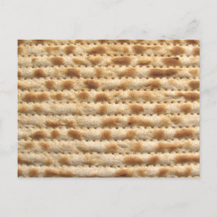 Matzah biscuit flatbröd vykort