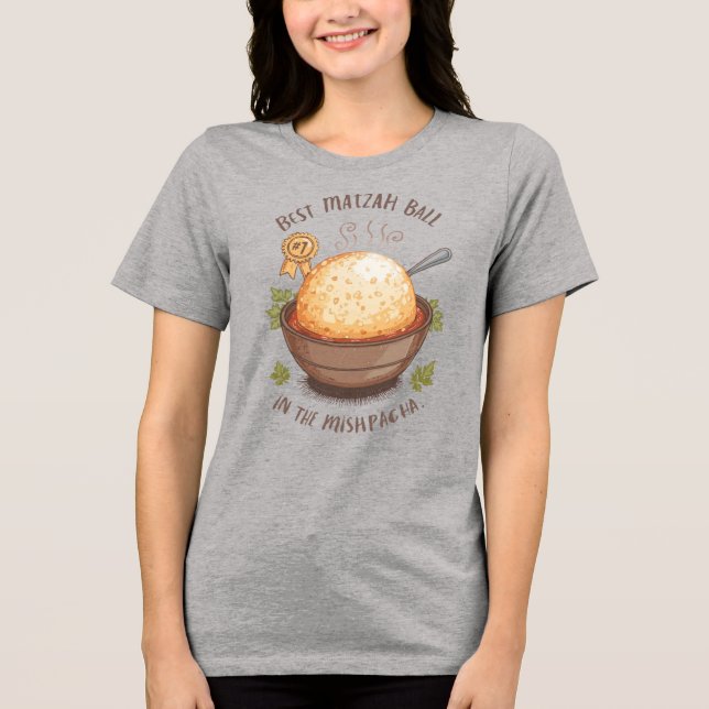 Matzah Bull Soppa Älskare T Shirt (Framsida)