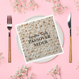 Matzah Jewish Family Passover Seder Pappersservett