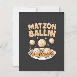 Matzo Baller Hanukkah Food Jewish Culture Tack Kort