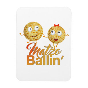 Matzo Ballin'. Passover Pesach Seder Magnet