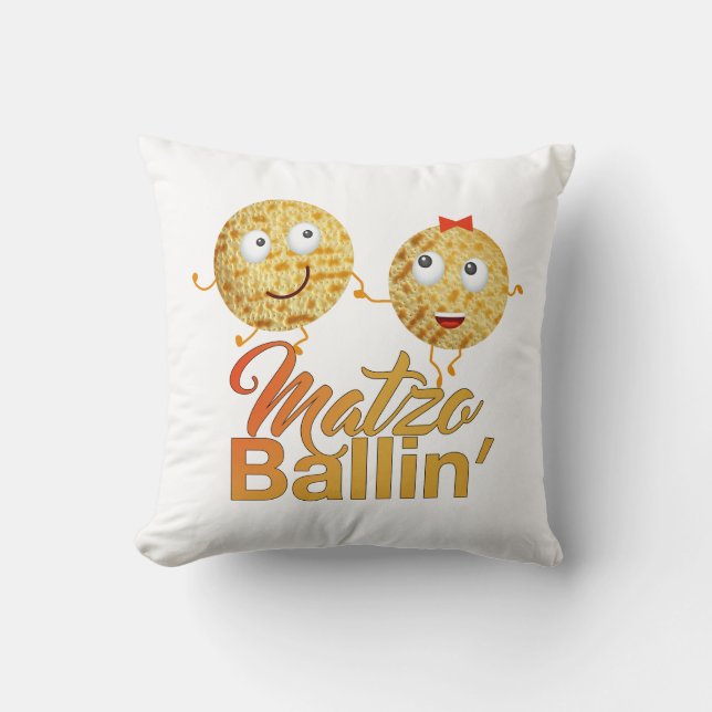 Matzo Ballin'. Pesach Seder Kudde (Framsida)