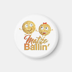 Matzo Ballin'. Pesach Seder Magnet