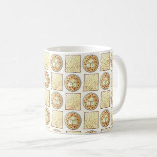 Matzo Boll Soppa Matzah Flatbröd Passover-Cuisine Kaffemugg