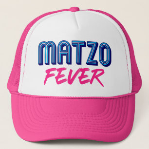 Matzo Fever Blue Rosa 70-årsjubileum Jewish Retro  Keps