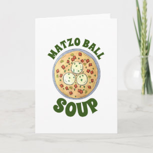 Matzo Matzah Ballsoppa Judisk Mat Passah Kort