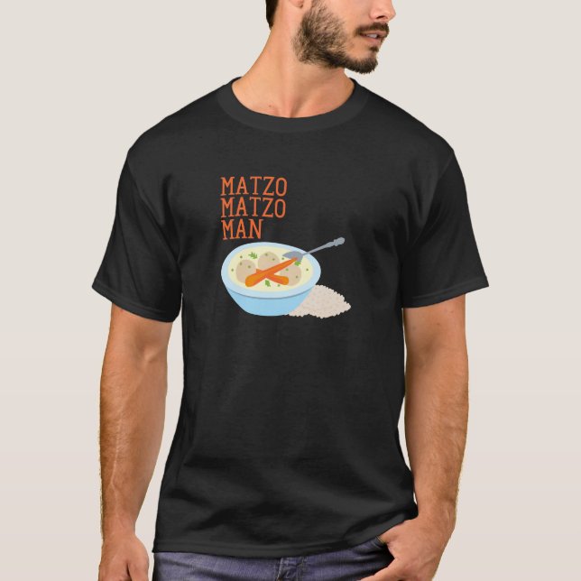 Matzo Matzo Man T Shirt (Framsida)