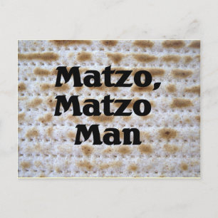 Matzo, Matzo Man Vykort