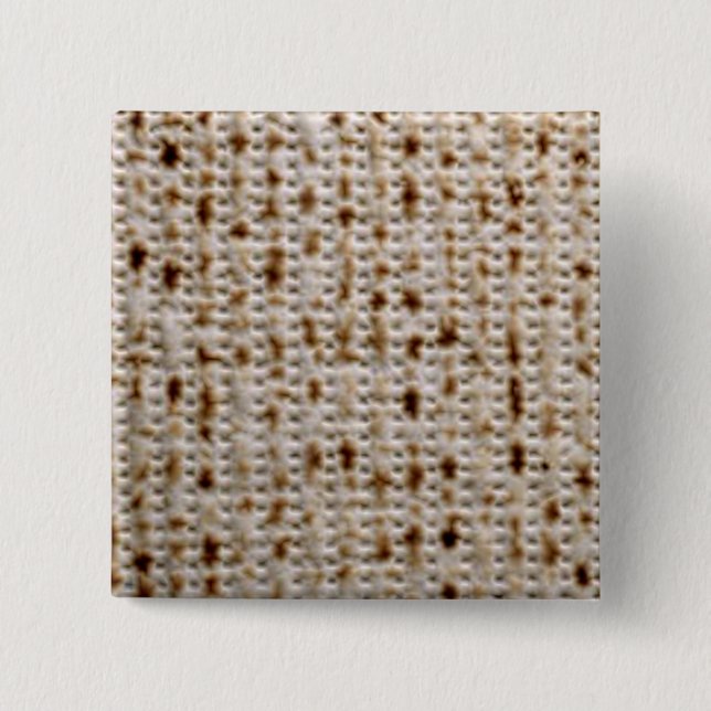 Matzo Square Pin Knapp (Framsida)