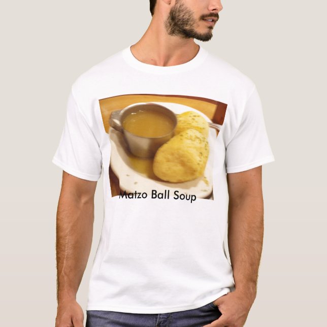 Matzobollsoppa T-shirt (Framsida)