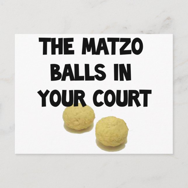 matzoh bollar vykort (Framsida)