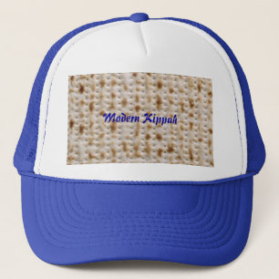 Matzoh Modern Kippah Pesach Seder Hat Truckerkeps