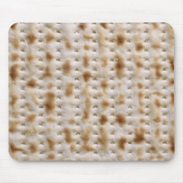 Matzoh Mousepad för fullständigt osyrad Pesach ~! Musmatta (Framsidan)