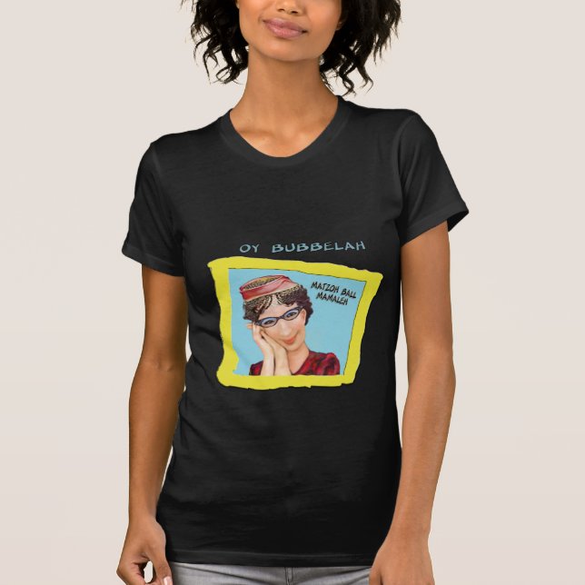 Matzohboll Mamaleh T Shirt (Framsida)