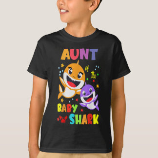 Mau vid Baby-Shark Birthday Mau Shark T-Shirt