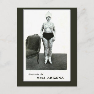 Maud Arizona, Tattooed Dam Vykort