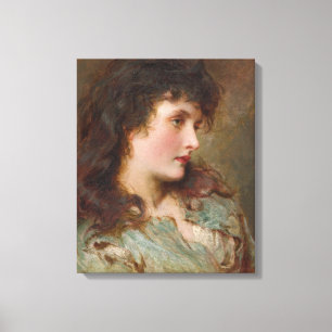 Maud (Elegant Female Porträtt) Canvastryck