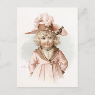 Maud Humphrey's Autumn Girl Vykort